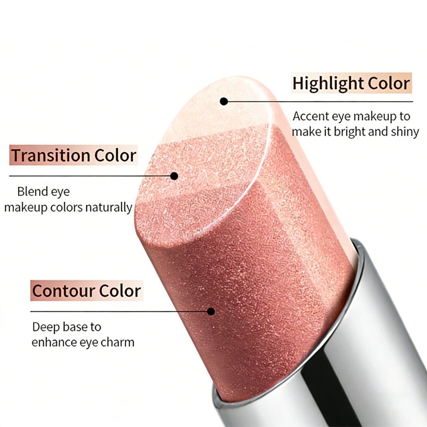 🔥 Buy 1 Get 1 FREE for the First 100 Orders!  3-in-1 Shimmer Eyeshadow Stick ✨ Long-Lasting 💖 Blendable 🌈 Easy to Apply 💄