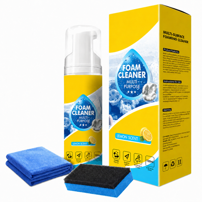 🧴4-in-1 Multi-Enzyme Foam Cleaner – Deep Clean Car, Kitchen, Bathroom & Sofa