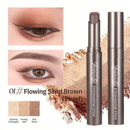 🔥 Buy 1 Get 1 FREE for the First 100 Orders!  3-in-1 Shimmer Eyeshadow Stick ✨ Long-Lasting 💖 Blendable 🌈 Easy to Apply 💄