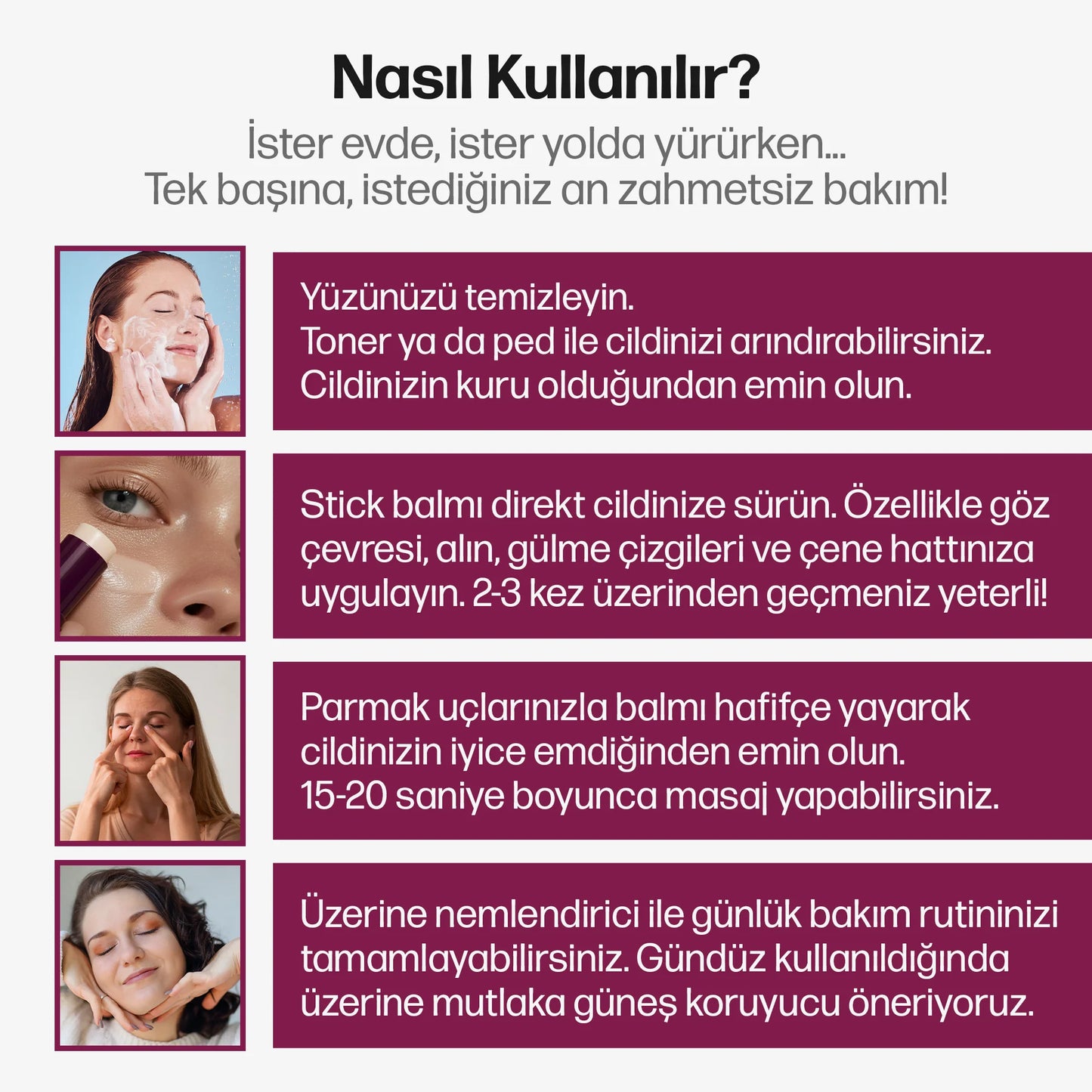 KoreanAura Kalsiyum Destekli Genç Görünüm Balm